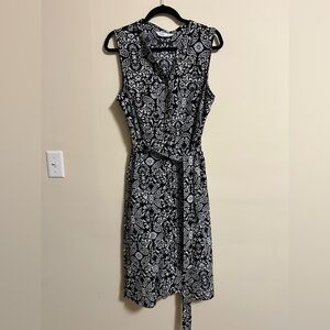 Croft & Barrow Black and White Maxi Dress